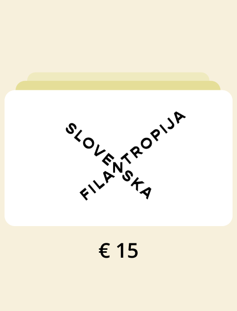 Donacija Slovenski Filantropiji v vrednosti 15 €