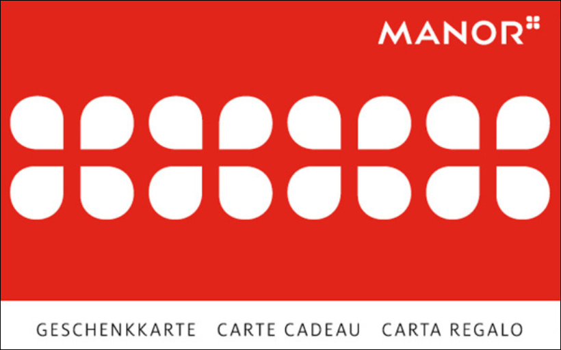 Manor Gutschein im Wert von 20 CHF