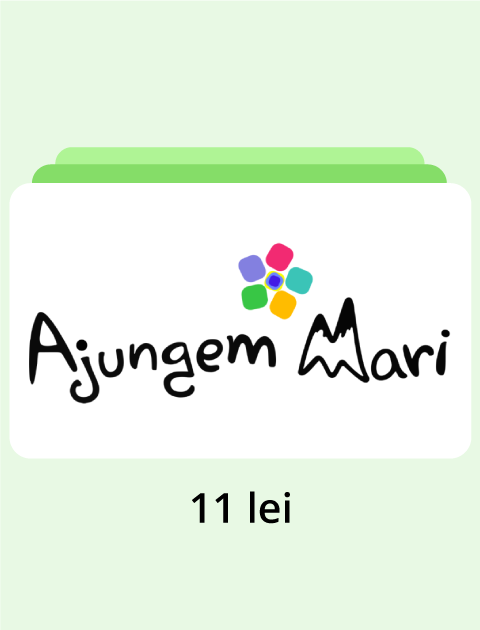 Donație Ajungem MARI 11 lei