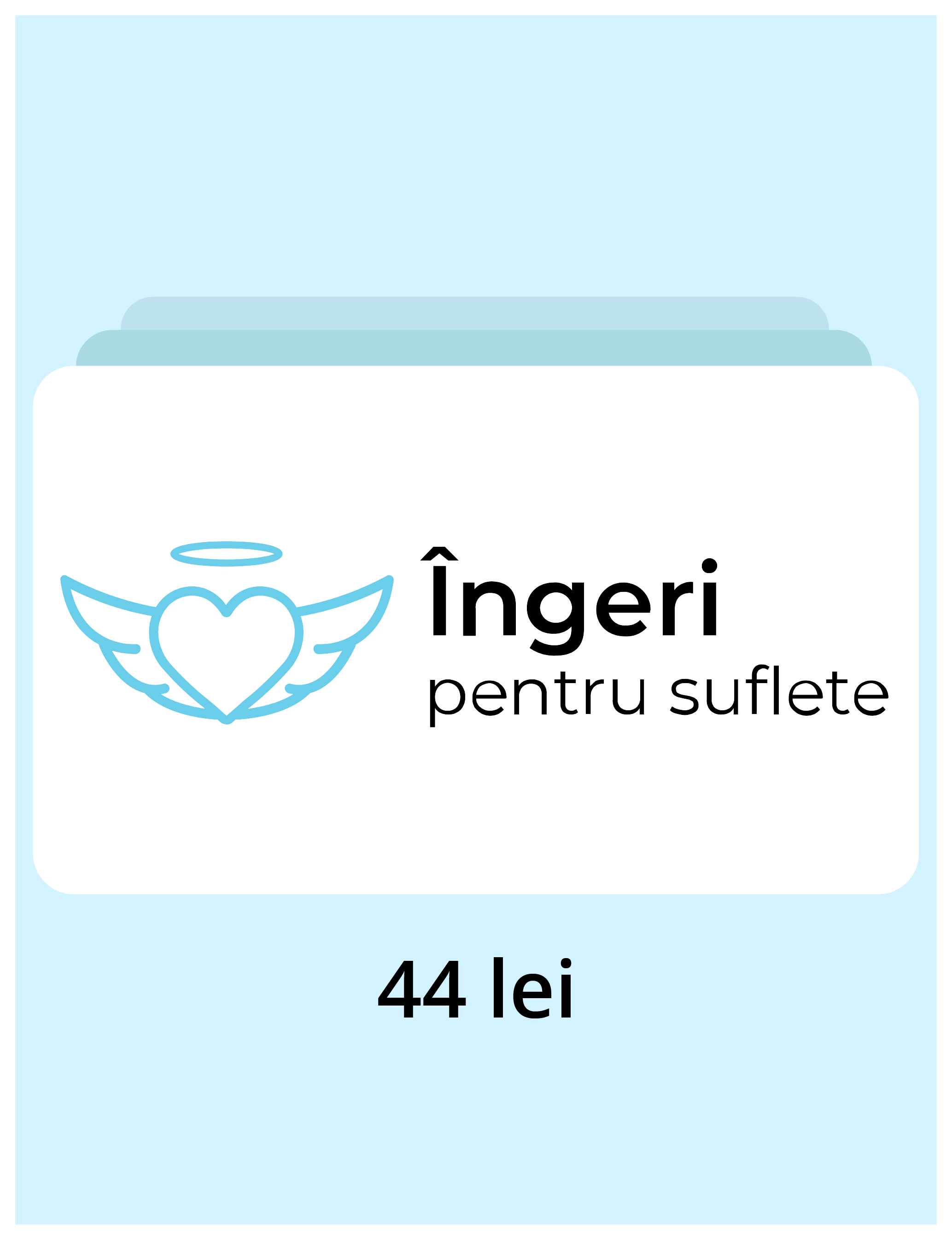 Donație Îngeri pentru Suflete 44 lei