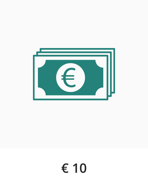 10 € Barauszahlung