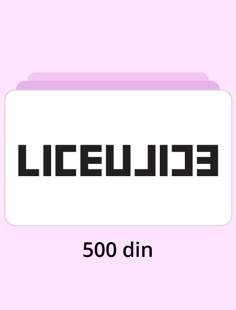 Donacija od 500 dinara za organizaciju Liceulice