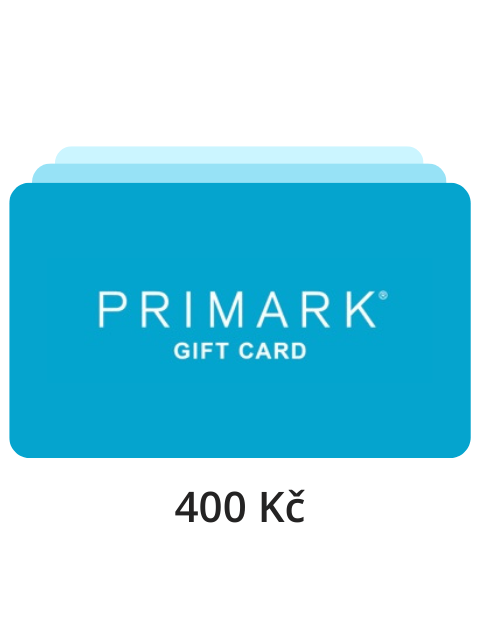 400 Kč poukázka do Primark
