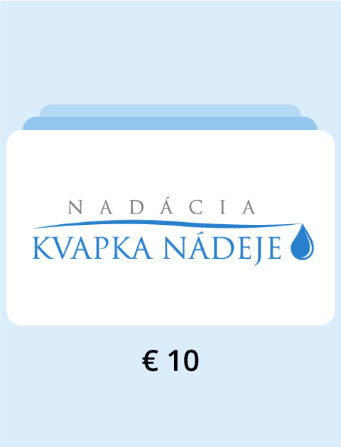 Darovať 10 € nadácii Kvapka Nádeje