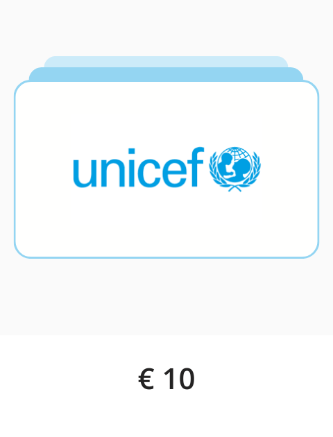 10 € Spende an UNICEF