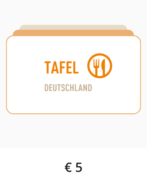 5 € Spende an Die Tafeln