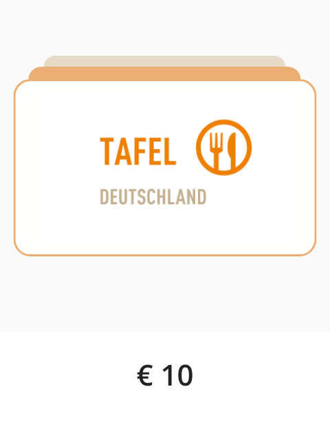 10 € Spende an Die Tafeln