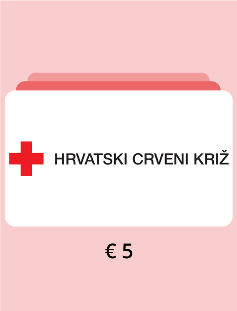 Donacija Hrvatskom Crvenom križu €5
