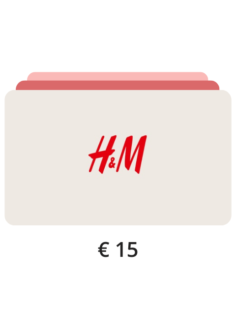 15€ vertės „H&M“ dovanų kuponas