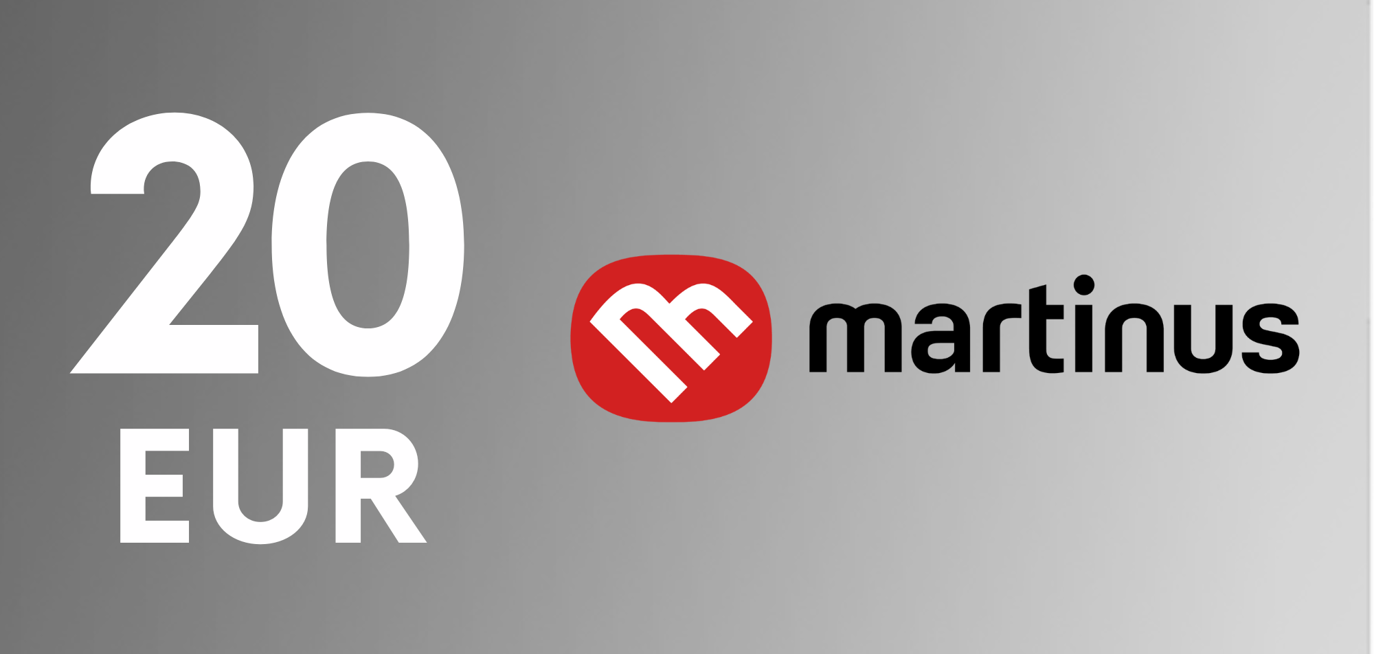 20 EUR poukážka do Martinus