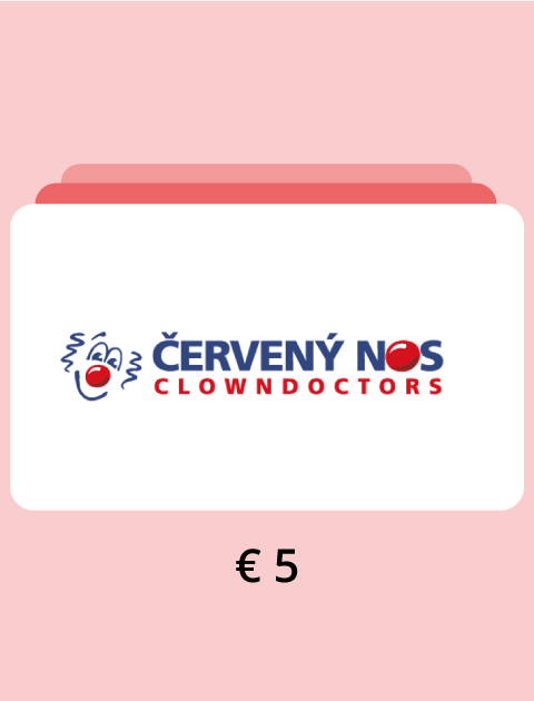 Darovať 5 € občianskemu združeniu ČERVENÝ NOS Clowndoctors
