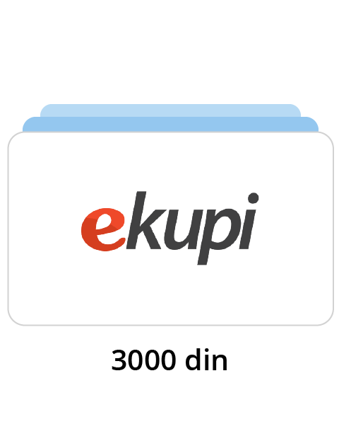 E kupi vaučer - 3000 dinara