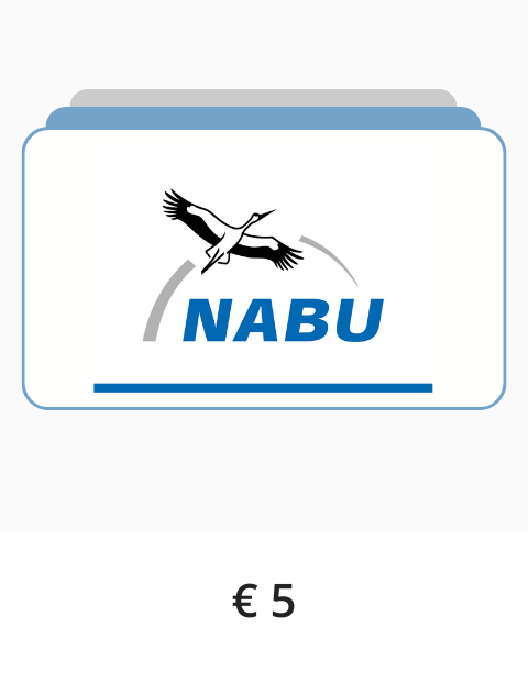 5 € Spende an den NABU