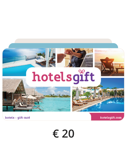 20€ vertės „HotelsGift“ e-dovanų kortelė