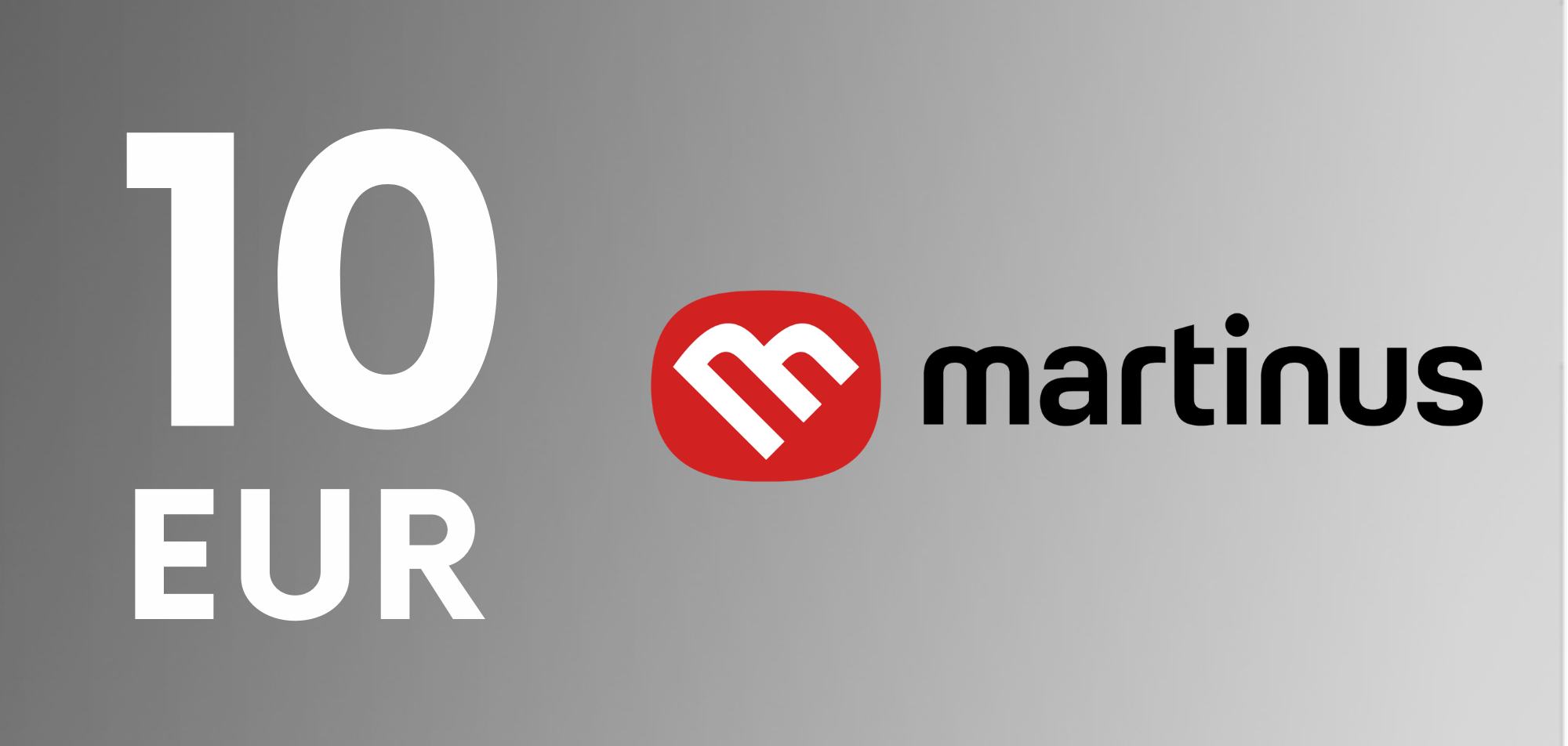 10 EUR poukážka do Martinus