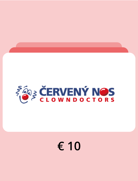 Darovať 10 € občianskemu združeniu ČERVENÝ NOS Clowndoctors