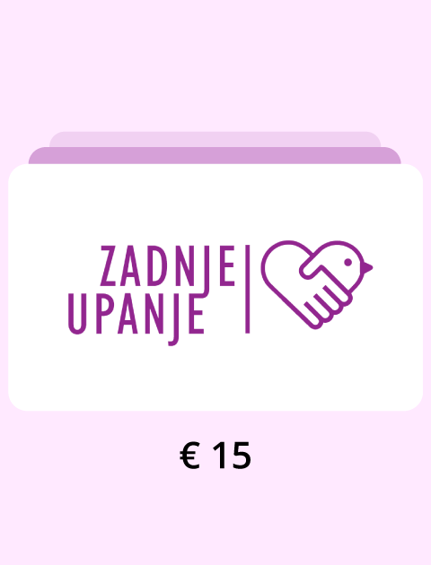 Donacija Zavodu Zadnje upanje v vrednosti 15 €