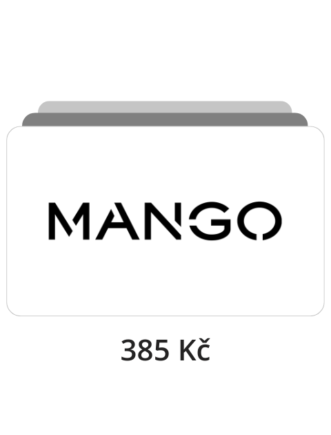 385 Kč poukázka do Mango