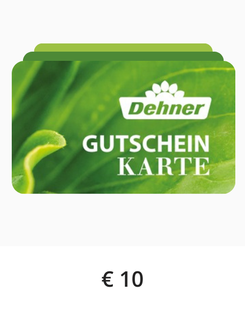 10 € Dehner-Gutschein