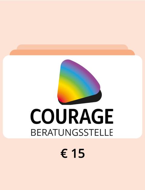 € 15 Spende für die Beratungsstelle Courage